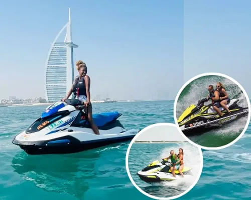 Jet ski ride Dubai on water route